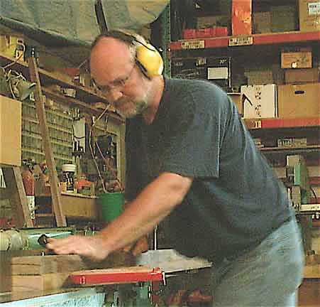Marty at jointer